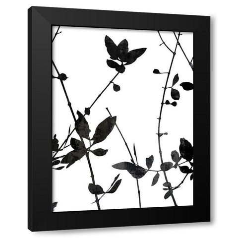 Nature Silhouette IV Black Modern Wood Framed Art Print by Carson, Danielle