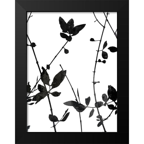 Nature Silhouette IV Black Modern Wood Framed Art Print by Carson, Danielle