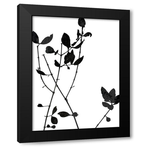 Nature Silhouette VI Black Modern Wood Framed Art Print by Carson, Danielle