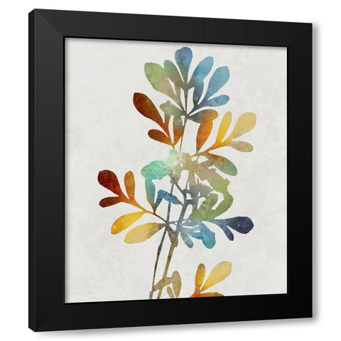 Colorful Nature II Black Modern Wood Framed Art Print with Double Matting by Carson, Danielle