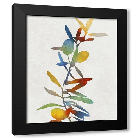 Colorful Nature IV Black Modern Wood Framed Art Print by Carson, Danielle
