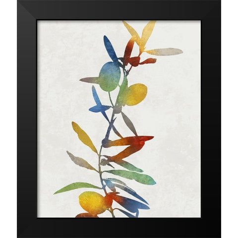 Colorful Nature IV Black Modern Wood Framed Art Print by Carson, Danielle