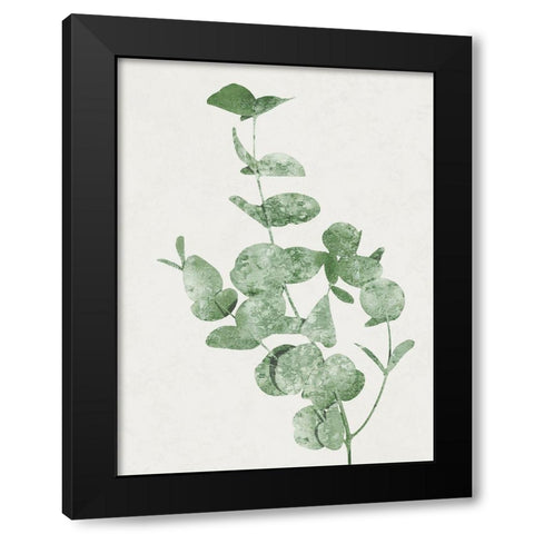 Nature Green I Black Modern Wood Framed Art Print by Carson, Danielle