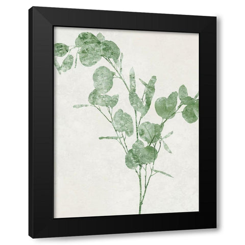 Nature Green III Black Modern Wood Framed Art Print with Double Matting by Carson, Danielle