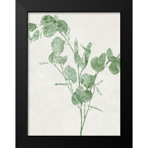 Nature Green III Black Modern Wood Framed Art Print by Carson, Danielle