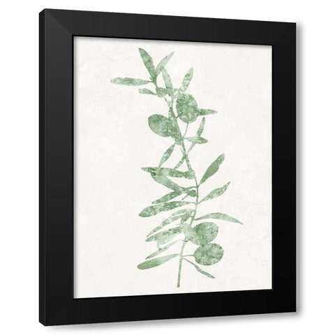 Nature Green IV Black Modern Wood Framed Art Print by Carson, Danielle
