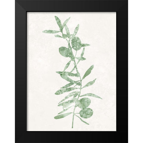 Nature Green IV Black Modern Wood Framed Art Print by Carson, Danielle