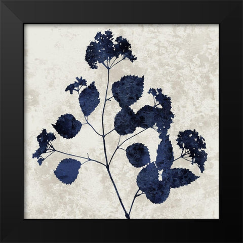 Nature Blue VI Black Modern Wood Framed Art Print by Carson, Danielle