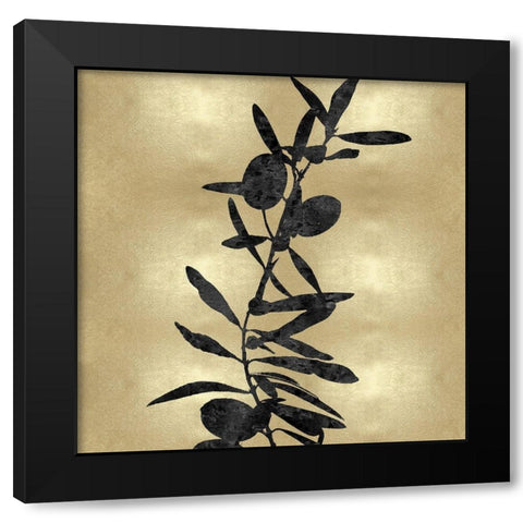 Nature Black on Gold IV Black Modern Wood Framed Art Print with Double Matting by Carson, Danielle