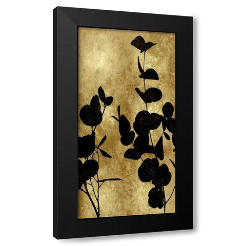 Nature Panel Black on Gold I Black Modern Wood Framed Art Print with Double Matting by Carson, Danielle