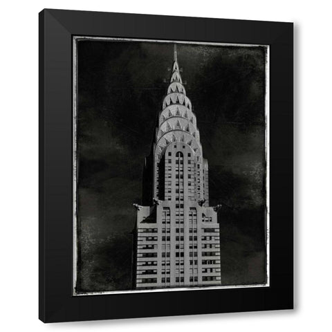 Chrysler Black Modern Wood Framed Art Print with Double Matting by Matthews, Dylan