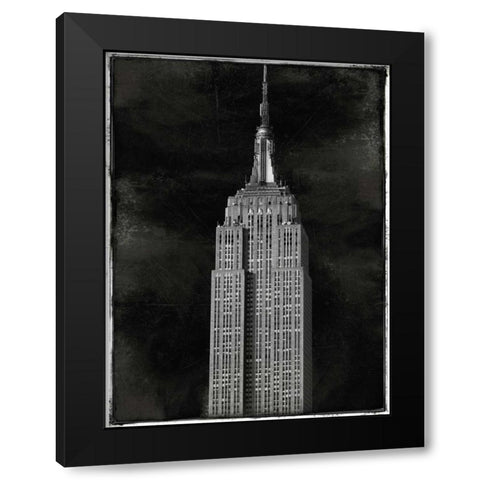 Empire Black Modern Wood Framed Art Print with Double Matting by Matthews, Dylan