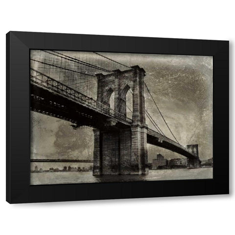 Bridge I Black Modern Wood Framed Art Print by Matthews, Dylan