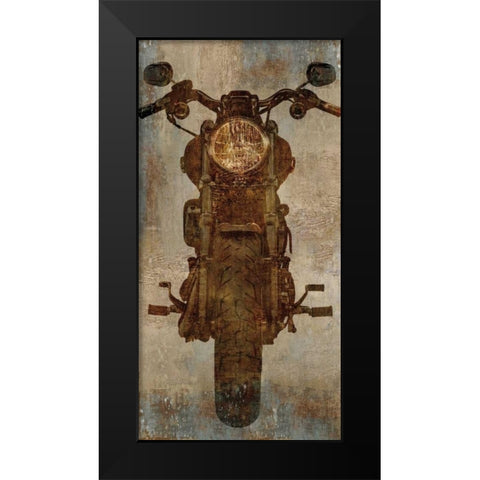 Straight Away Black Modern Wood Framed Art Print by Matthews, Dylan