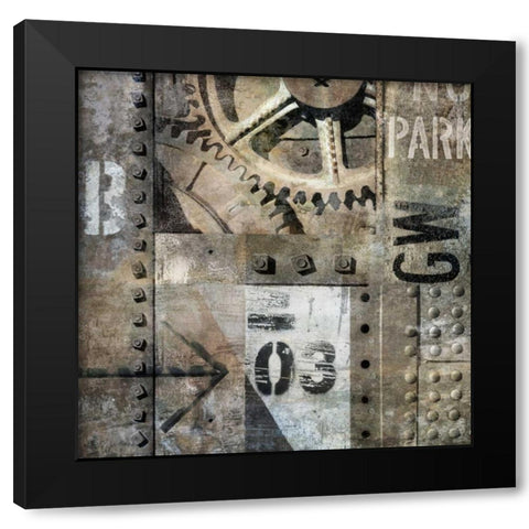 Industrial I Black Modern Wood Framed Art Print by Matthews, Dylan