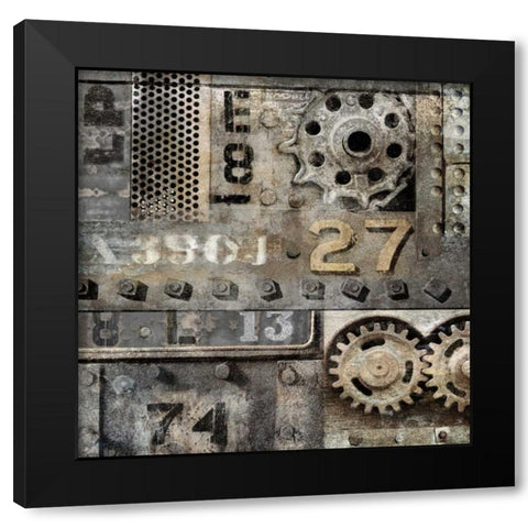 Industrial II Black Modern Wood Framed Art Print by Matthews, Dylan