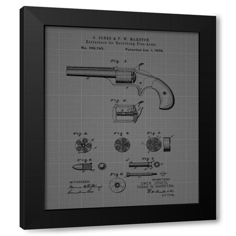 Extractors for Revolving Firea Black Modern Wood Framed Art Print with Double Matting by Sproul, Dan