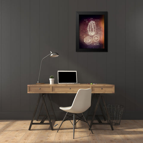 Hand Grenade - 1919 Black Modern Wood Framed Art Print by Sproul, Dan