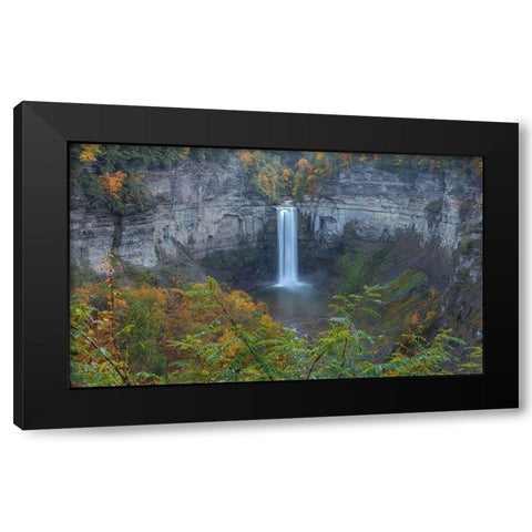 The Falls Black Modern Wood Framed Art Print by Sproul, Dan