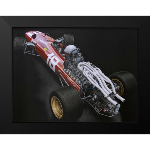 Bandini Black Modern Wood Framed Art Print by Strothers, Todd