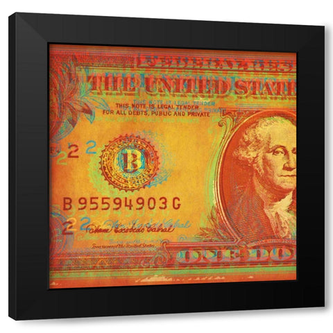 One Buck I Black Modern Wood Framed Art Print by Chambers, Dustin