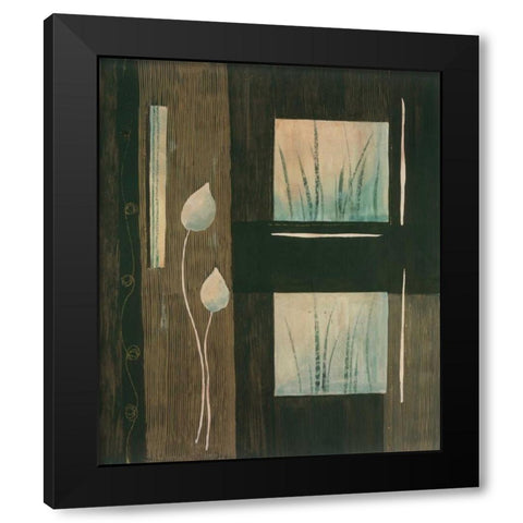 Pensee decorative I Black Modern Wood Framed Art Print by Bonnard, Etienne