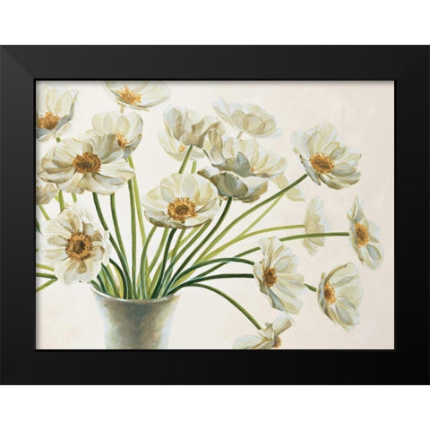 Bouquet di anemoni Black Modern Wood Framed Art Print by Barberini, Eva