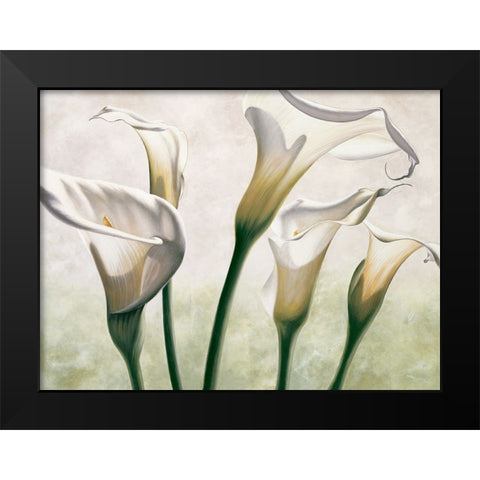 Luce Black Modern Wood Framed Art Print by Barberini, Eva