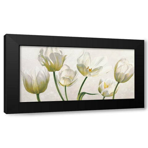 Soffio di luce Black Modern Wood Framed Art Print by Barberini, Eva