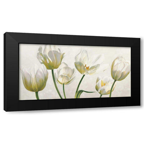 Soffio di luce Black Modern Wood Framed Art Print by Barberini, Eva