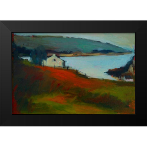 By the Water I Black Modern Wood Framed Art Print by Barbini, Eddie
