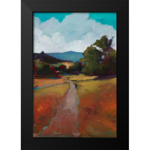 Country Road II Black Modern Wood Framed Art Print by Barbini, Eddie