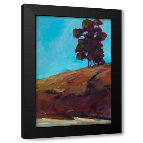 Lone Tree Black Modern Wood Framed Art Print by Barbini, Eddie