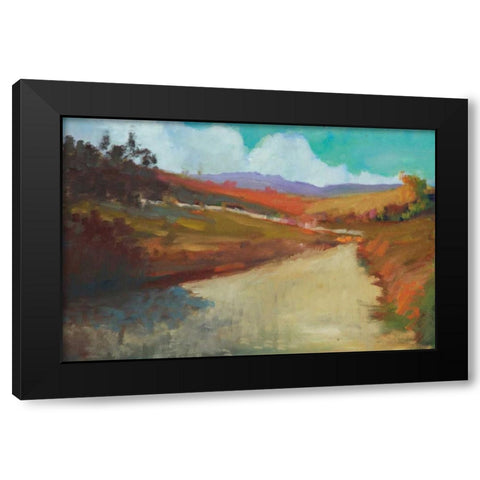 Country Road III Black Modern Wood Framed Art Print with Double Matting by Barbini, Eddie