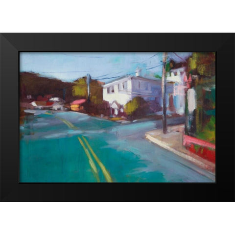 The Neighborhood II Black Modern Wood Framed Art Print by Barbini, Eddie