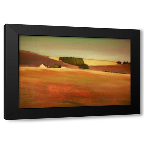 Over the Hill I Black Modern Wood Framed Art Print with Double Matting by Barbini, Eddie