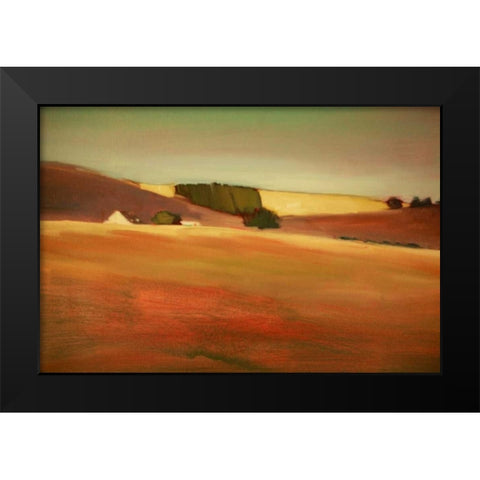 Over the Hill I Black Modern Wood Framed Art Print by Barbini, Eddie