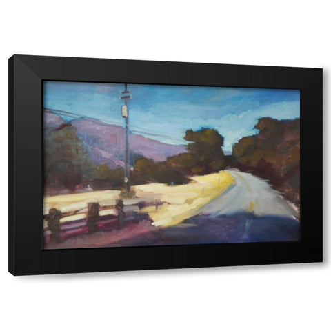 The Way Home Black Modern Wood Framed Art Print with Double Matting by Barbini, Eddie
