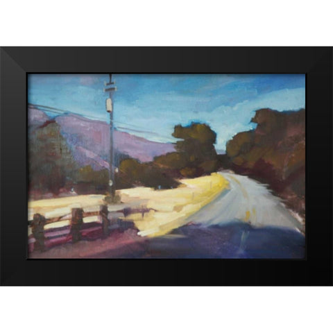 The Way Home Black Modern Wood Framed Art Print by Barbini, Eddie
