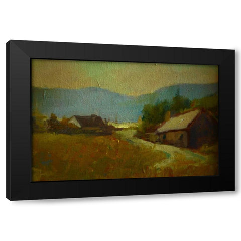 Early Evening Black Modern Wood Framed Art Print by Barbini, Eddie