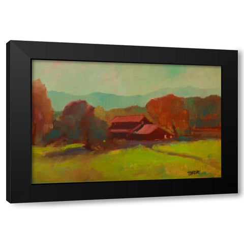 Tucked Away I Black Modern Wood Framed Art Print with Double Matting by Barbini, Eddie