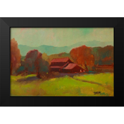 Tucked Away I Black Modern Wood Framed Art Print by Barbini, Eddie