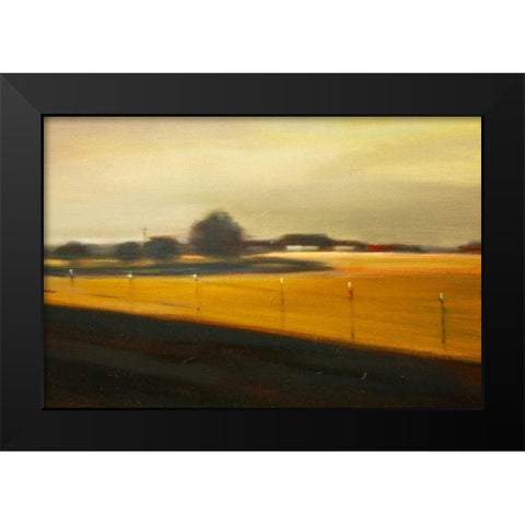 The Countryside I Black Modern Wood Framed Art Print by Barbini, Eddie