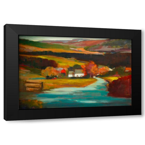 Entrance Black Modern Wood Framed Art Print by Barbini, Eddie