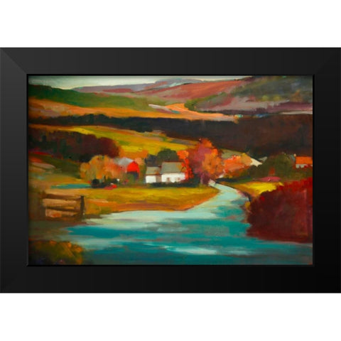 Entrance Black Modern Wood Framed Art Print by Barbini, Eddie