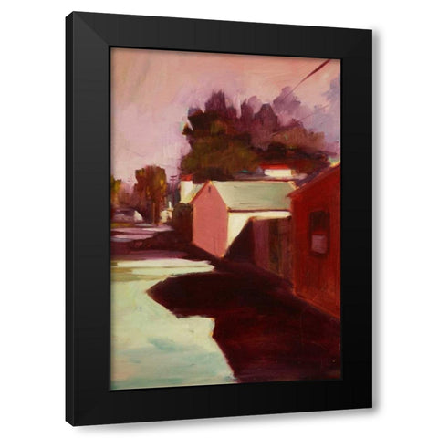 Late Afternoon II Black Modern Wood Framed Art Print with Double Matting by Barbini, Eddie