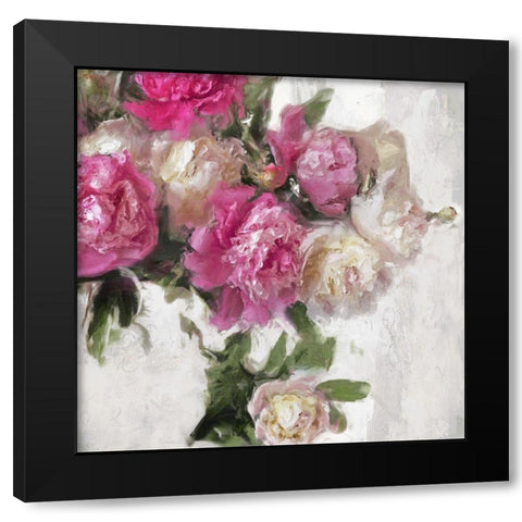 Floral Joy II Black Modern Wood Framed Art Print with Double Matting by Ford, Emily