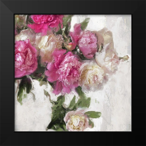 Floral Joy II Black Modern Wood Framed Art Print by Ford, Emily