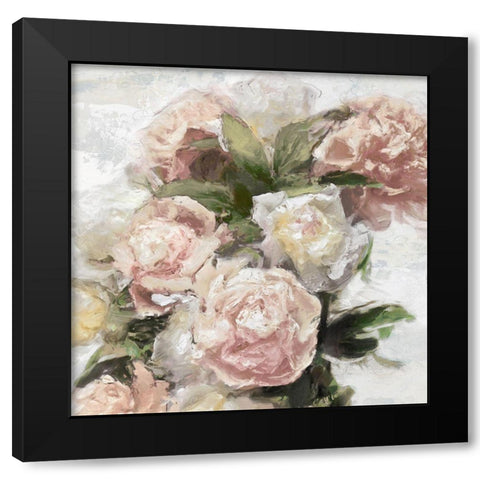 Floral Pastel I Black Modern Wood Framed Art Print by Ford, Emily