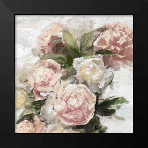 Floral Pastel I Black Modern Wood Framed Art Print by Ford, Emily